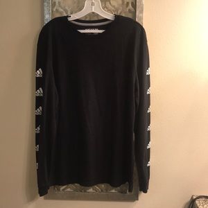Adidas Black Long Sleeve Shirt, Size: L